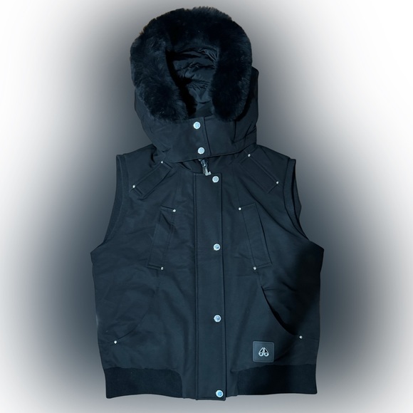 Moose Knuckles Core Collection Liberty Vest Gilet - Black - Women’s - Med - NWT - Picture 2 of 10